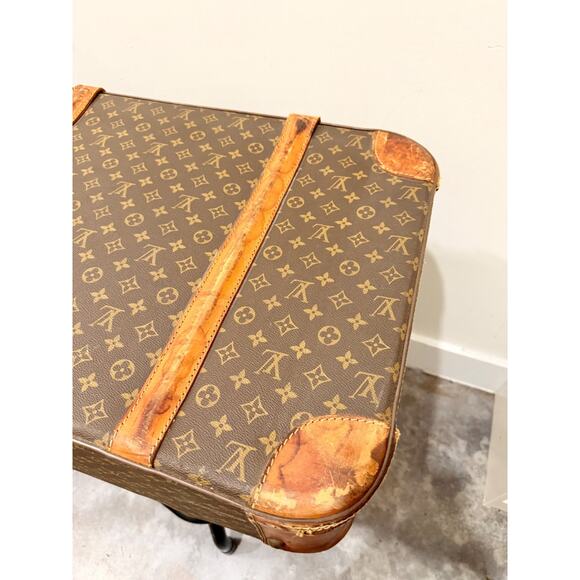 Louis Vuitton Vintage Monogram Canvas Suitcase Brown/Tan